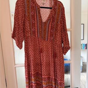 Knox Rose Multicolor Patterned Blouse